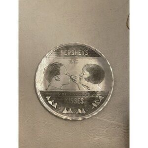 HERSHEY’S KISSES PLATE WENDELL AUGUST FORGE HANDMADE ALUMINUM BOXED